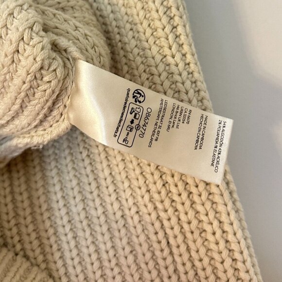 FREE PEOPLE Swim Too Deep Turtleneck Sweater in Tea Size Small - Picture 9 of 16